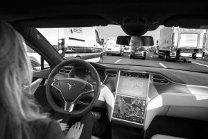 self-driving-tesla Bloomberg Getty Images